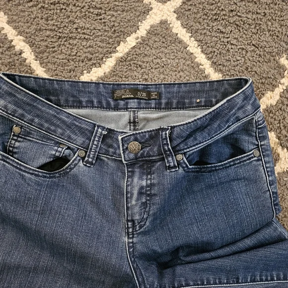 Prana Kayla Mid Rise Slim Fit Jeans Size 35 - Picture 6 of 10